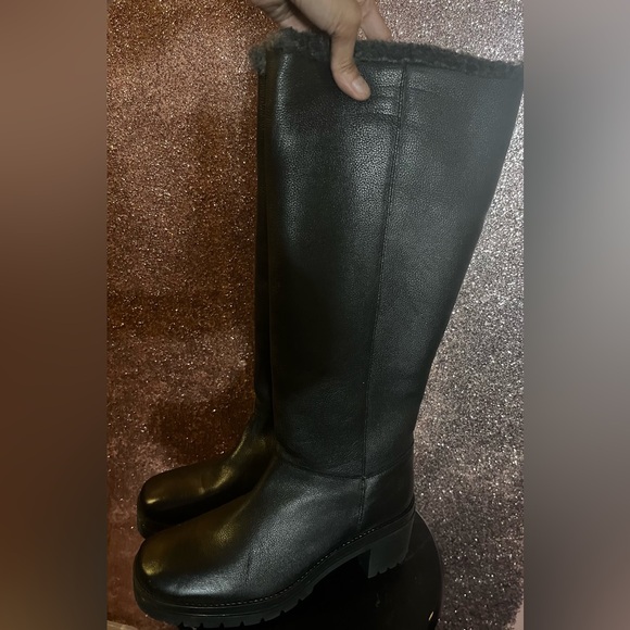 CHARLES BY CHARLES DAVID
Collateral Faux Fur-Lined Suede Knee-High Boots - Picture 6 of 10